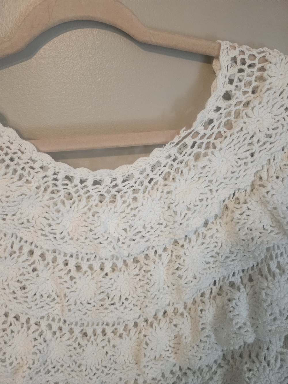 Cottagecore Crochet Ruffle Top - Picture 8 of 11